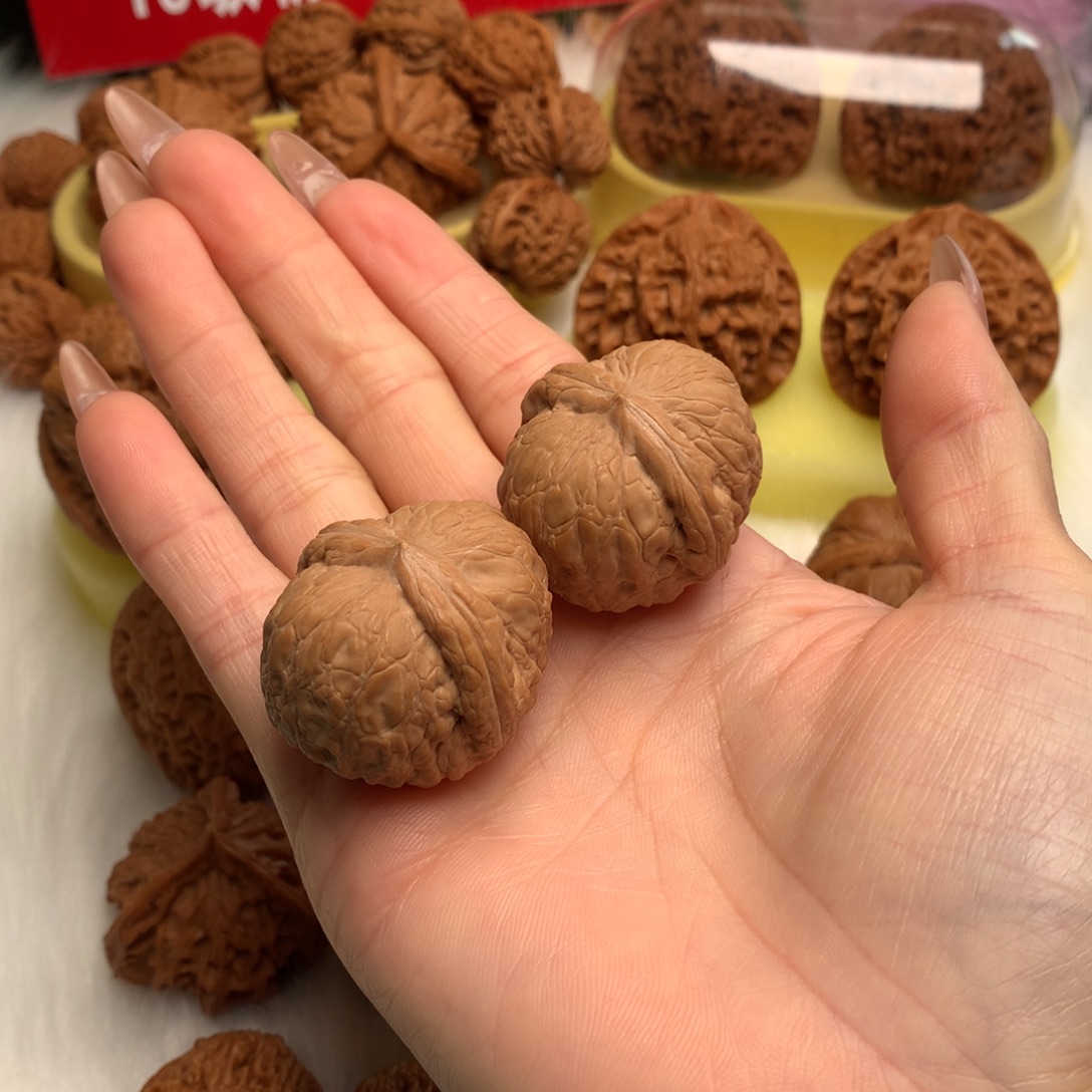 文玩核桃把件33乾坤元宝