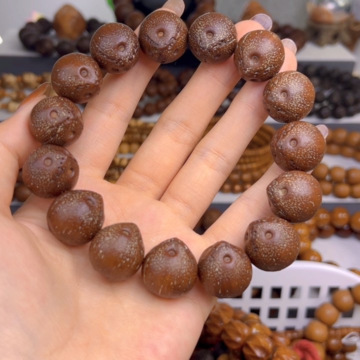 手串紫金鼠原皮正圆巴西籽