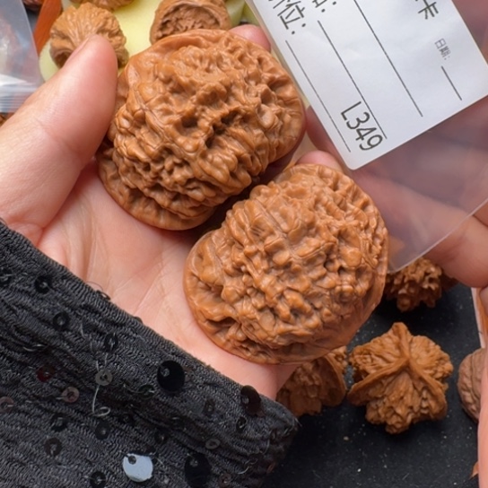 繁***界文玩核桃把件50官帽