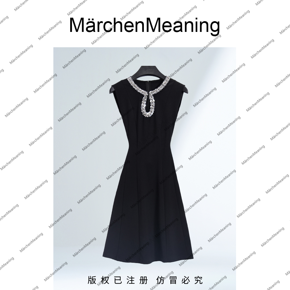 中长裙短裙无袖法式芭蕾风连衣裙设计感欧若精灵风蒋蒋