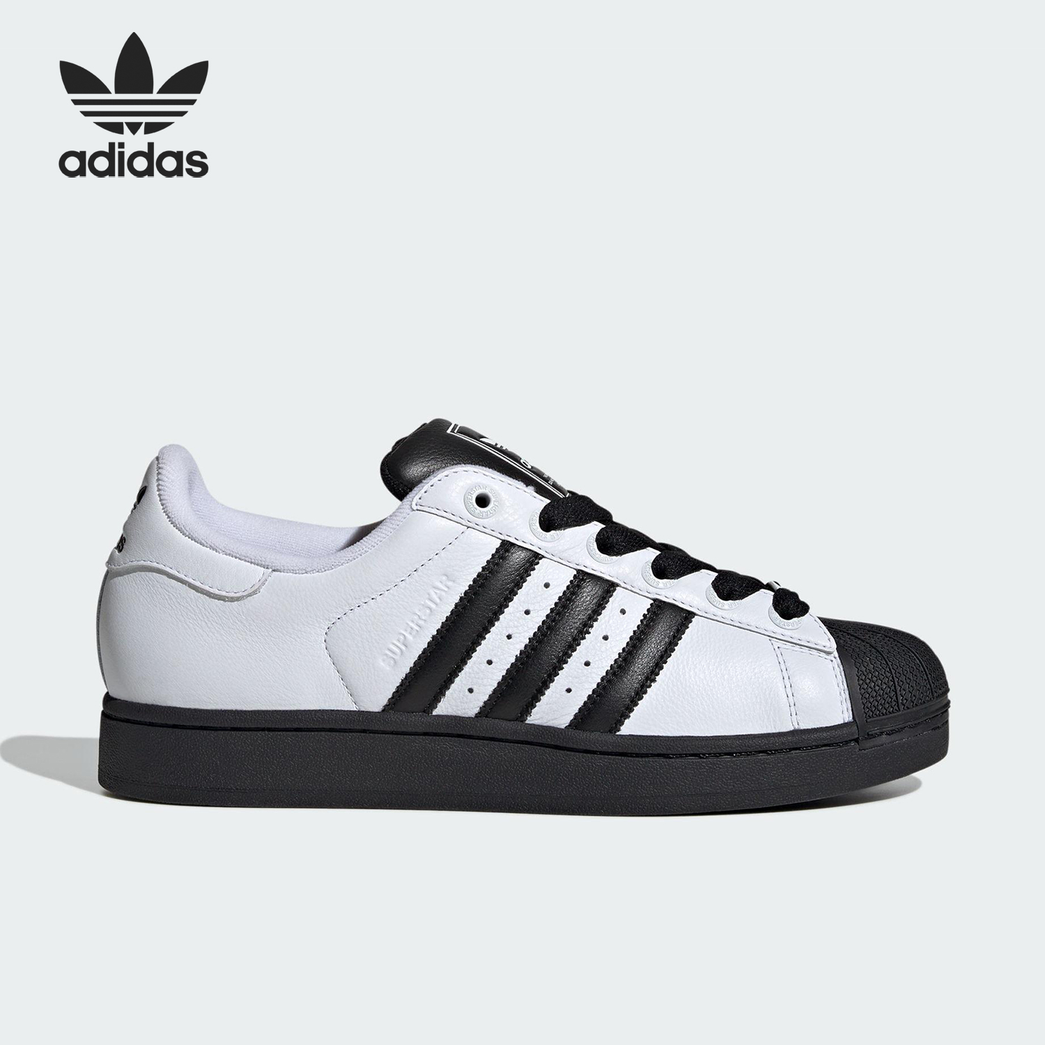 Adidas/阿迪达斯正品三叶草男女贝壳头经典低帮休闲鞋JI0124