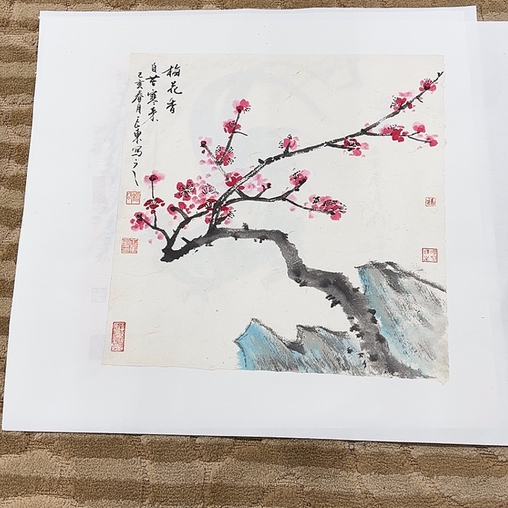 国画花鸟的翅膀和翅膀是35.35