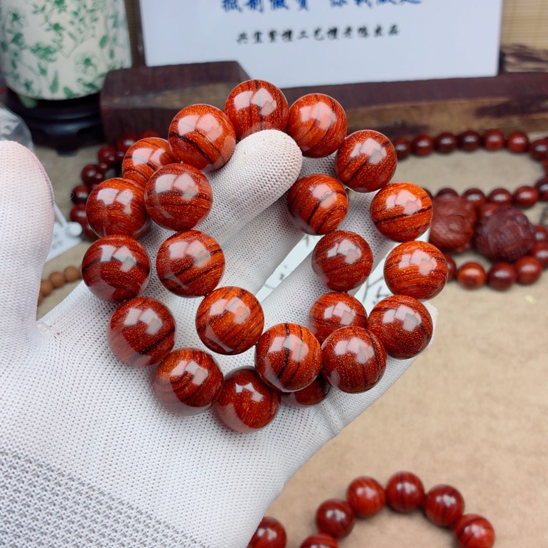 S***y檀香紫檀（小叶紫檀）手串/手链20虎皮