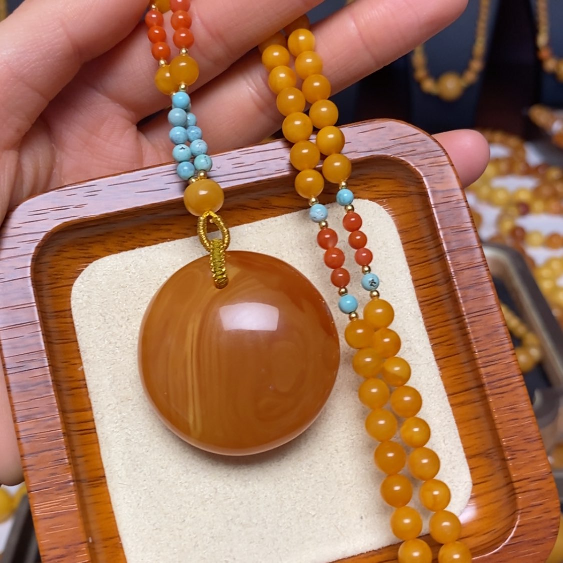 【闪购商品】未镶嵌蜜蜡颈饰项链