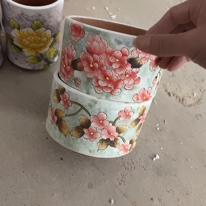 景德镇手绘花盆性价比超高