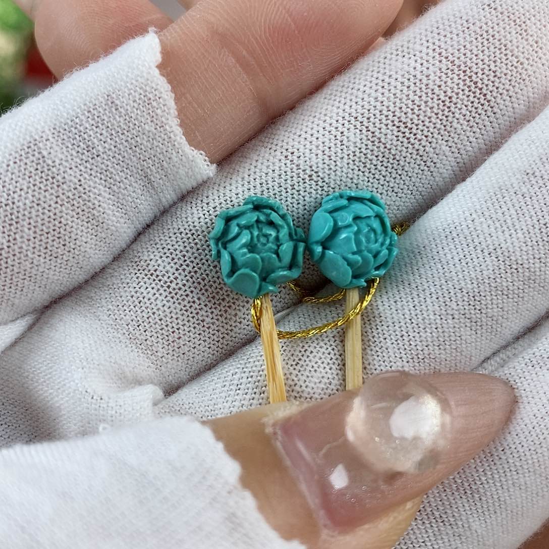 绿松石珠宝奇石未镶嵌