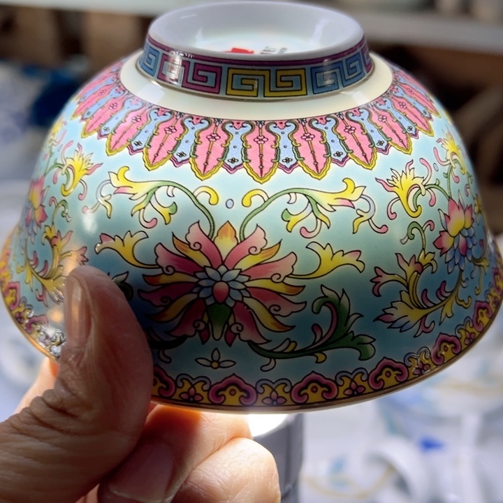 杯五寸蓝珐琅一个陶瓷