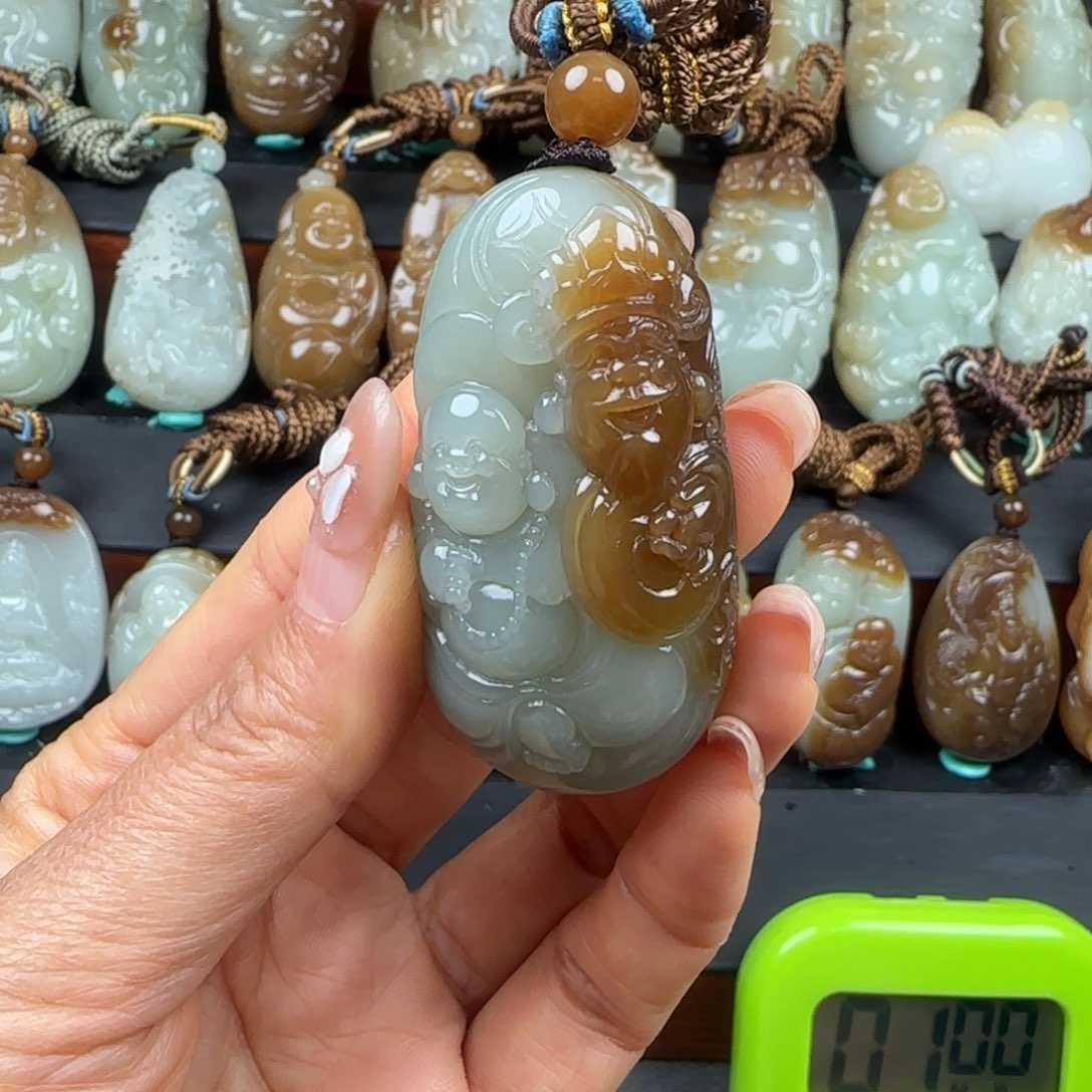 和田玉挂件未镶嵌一****9