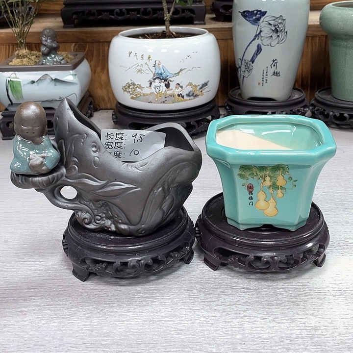 陶瓷花盆紫砂花盆福利抢购