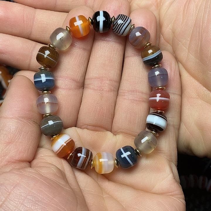 玛瑙/玉髓手链未镶嵌