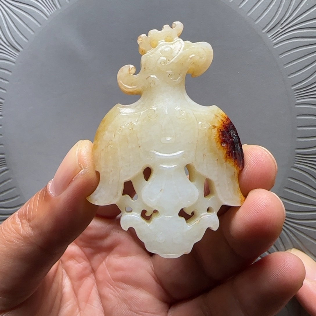 和田玉挂件未镶嵌周*哥