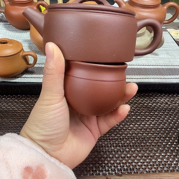 紫砂茶壶汉瓦200毫升