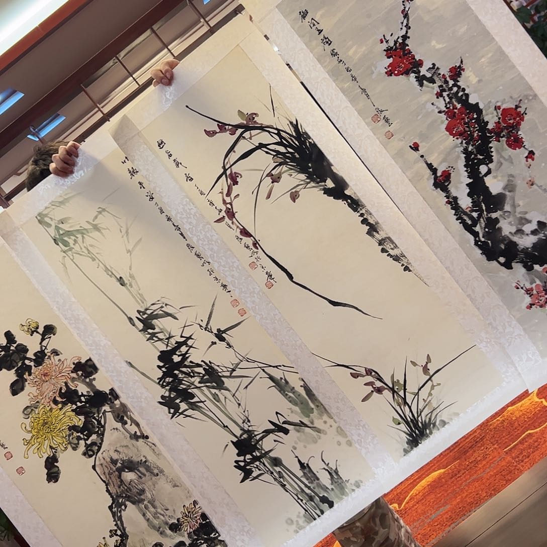 国画书法作品欣赏，书法