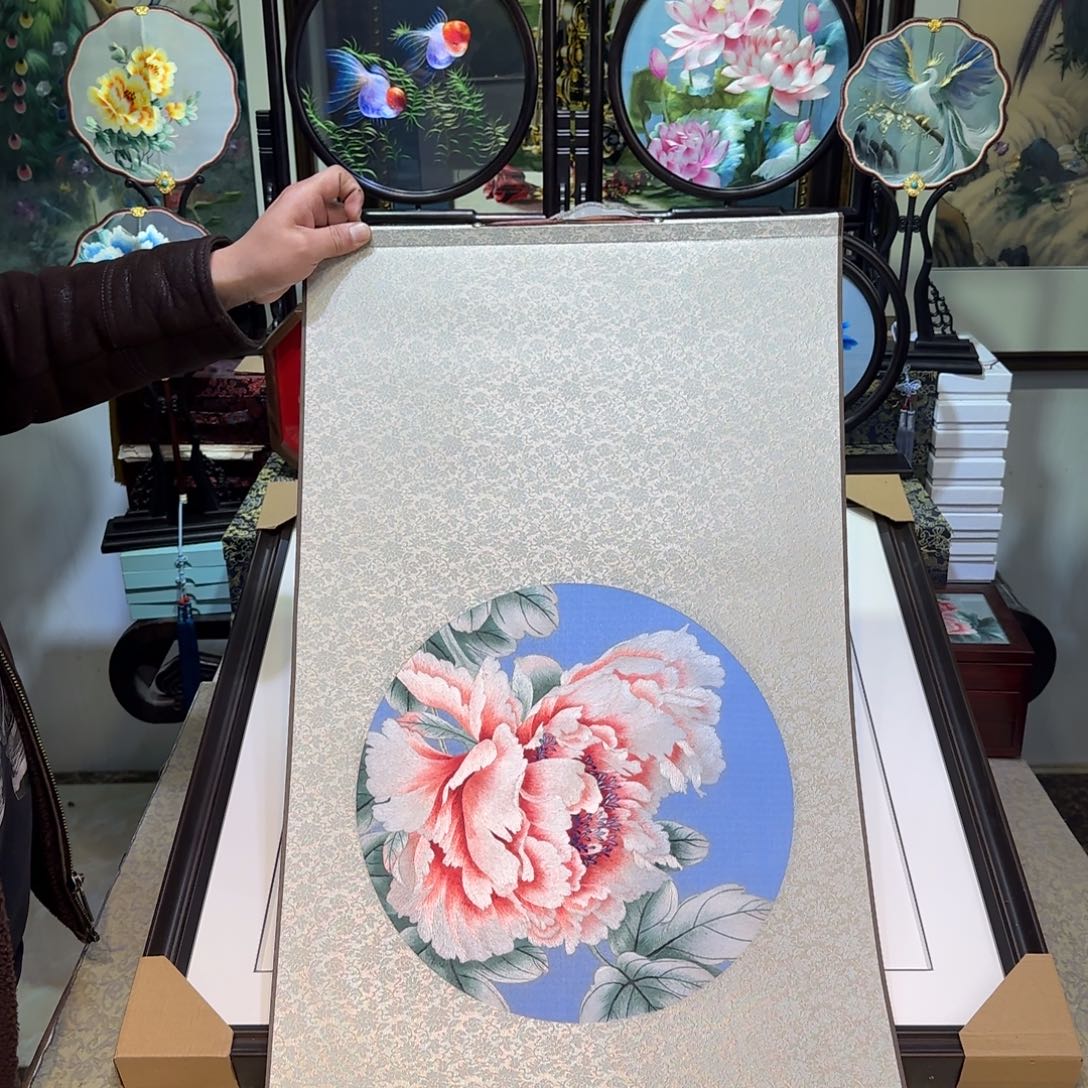 刺绣刺绣工艺精湛