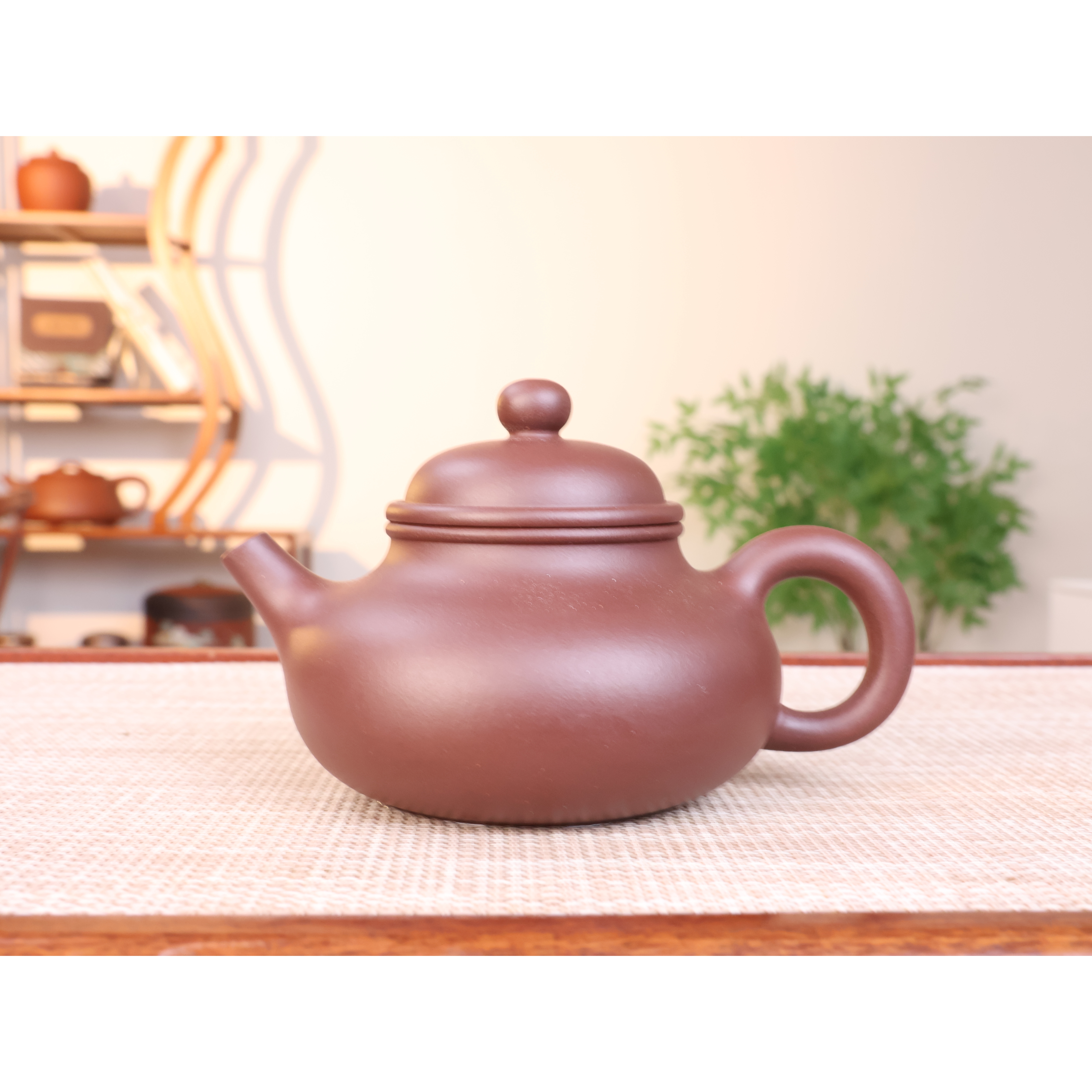 一壶堂甄选 · 容天壶 底槽青 200CC参考容量 宜兴 手工 紫砂壶