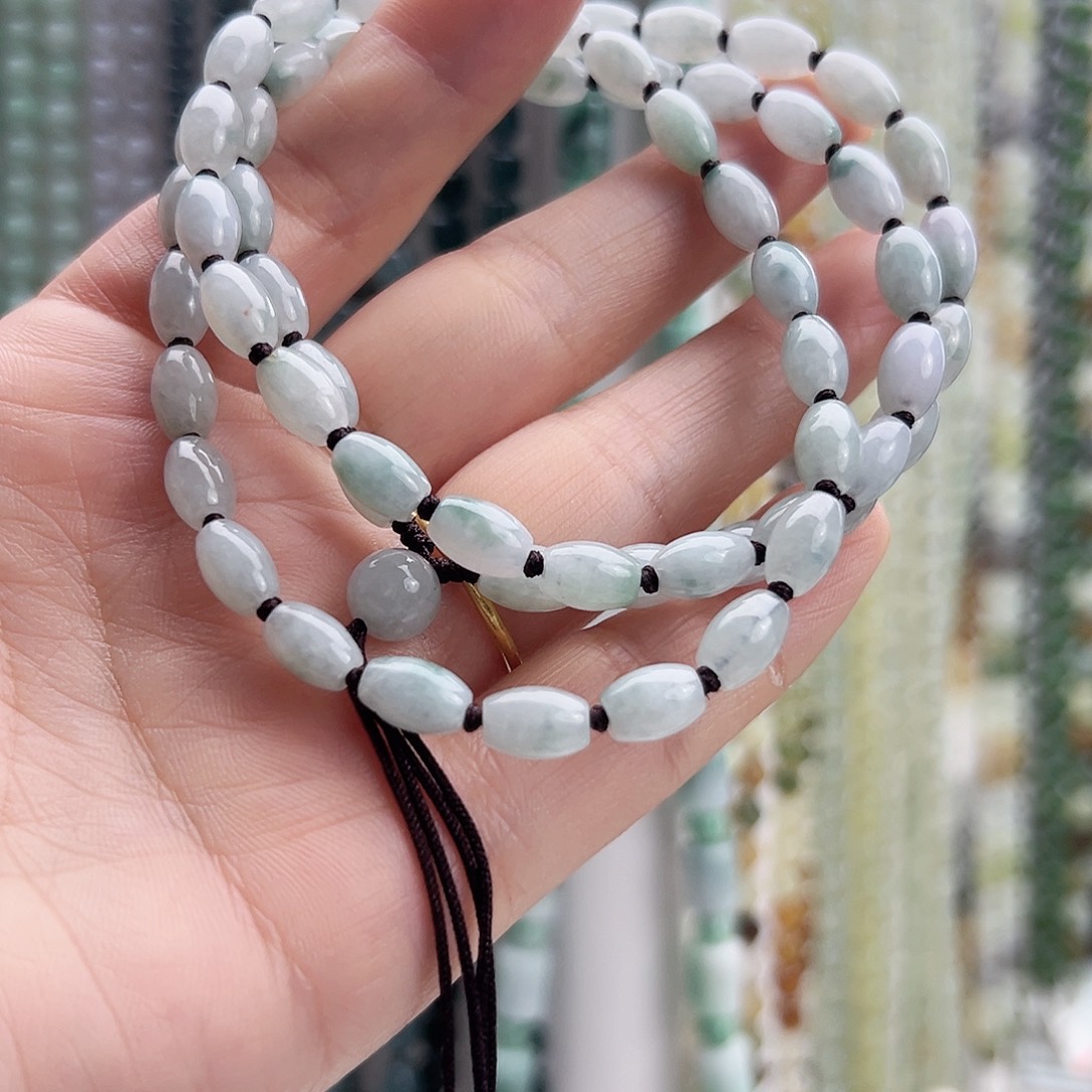 *****翡翠未镶嵌颈饰珠链