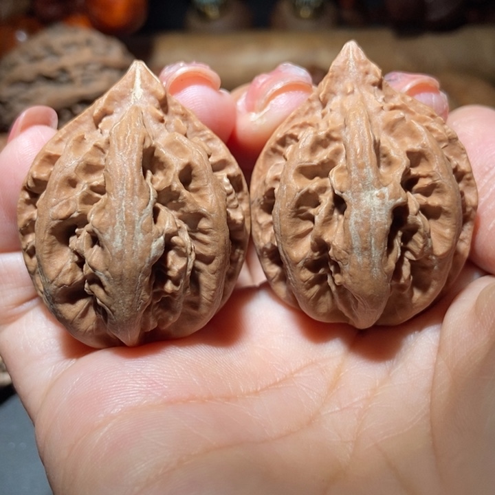 把件文玩核桃东北楸子小雪104