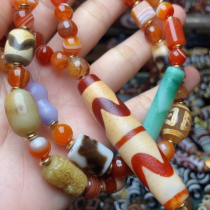 玛瑙/玉髓未镶嵌手链