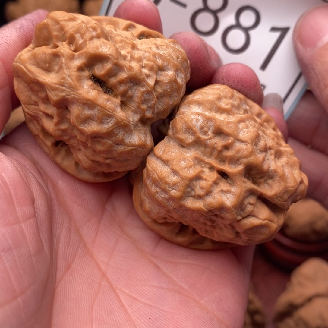 文玩核桃把件开背蛙38