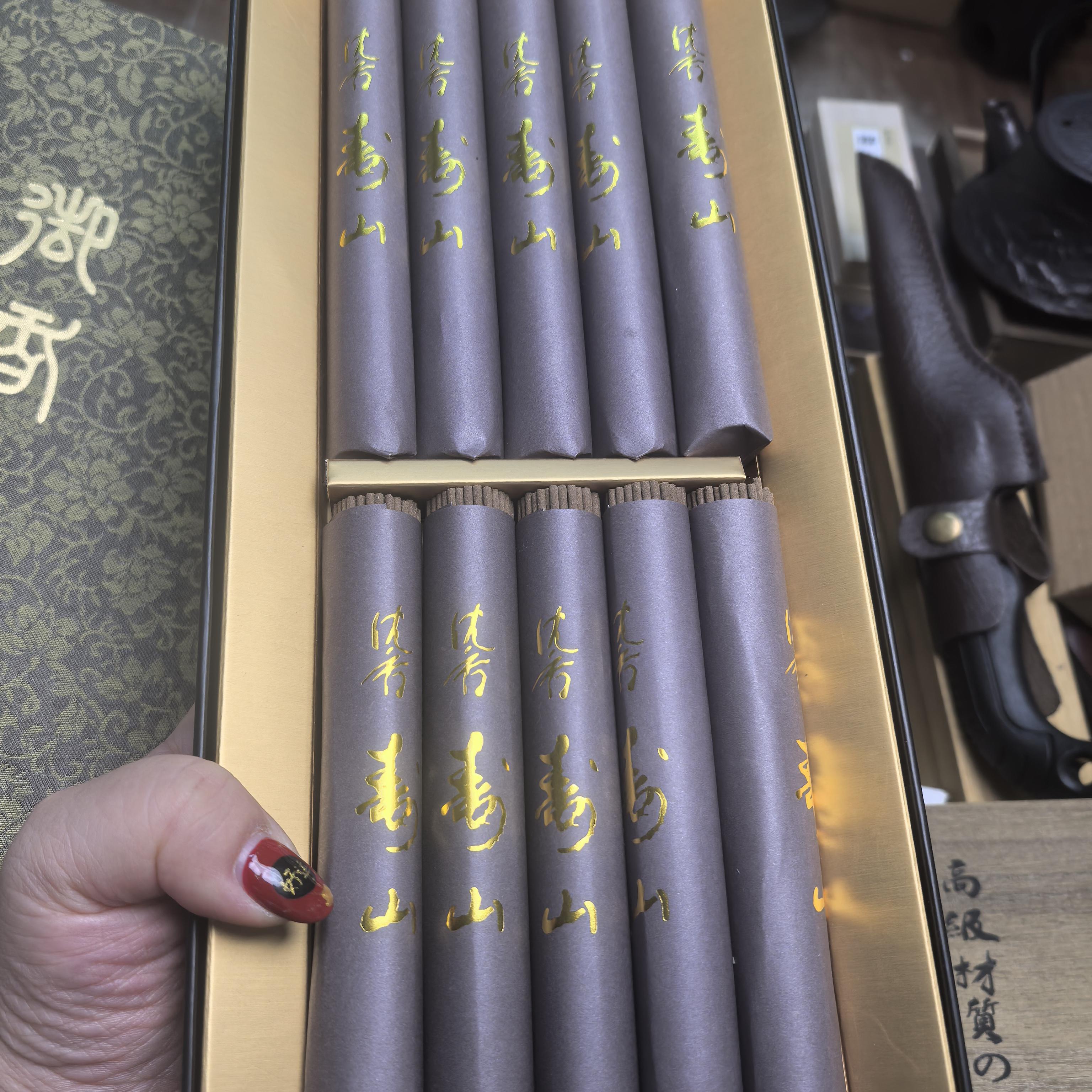 天然鹅梨桂花檀香沉香线香家用室内熏香除臭去味持久留324