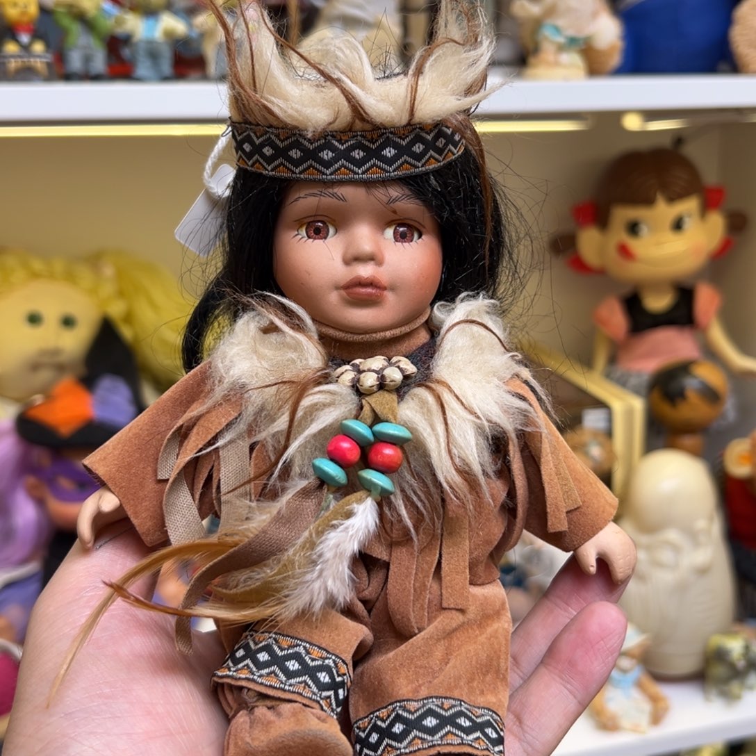 售出不退中古印第安陶瓷小号微瑕