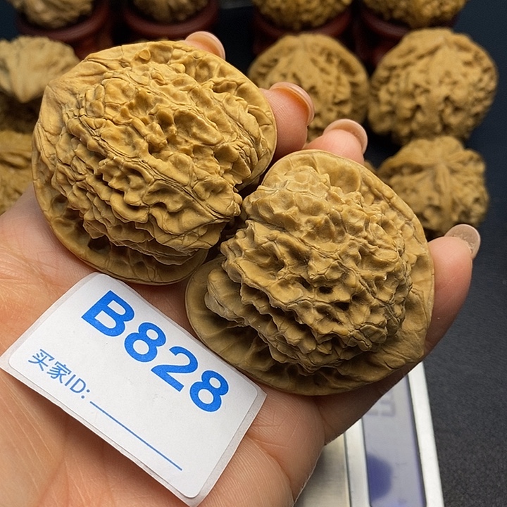 把件文玩核桃官帽4.9