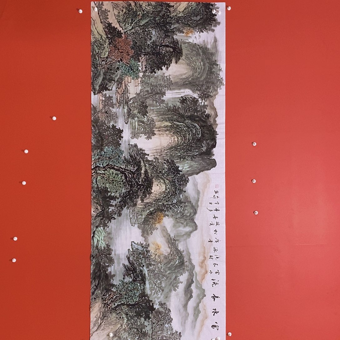 国画山水花鸟国画作品