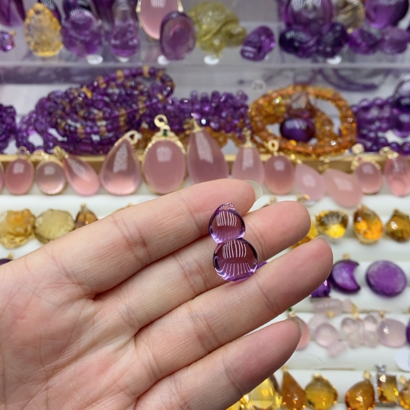 【闪购商品】水晶水晶吊坠未镶嵌