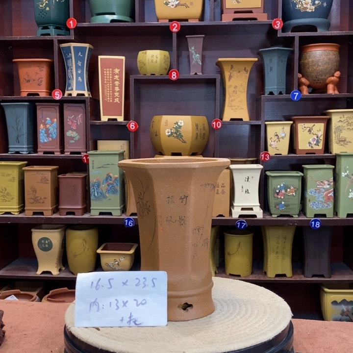 紫砂花盆紫砂花盆