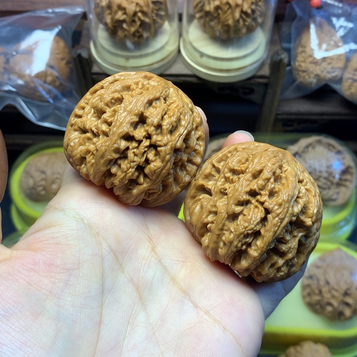 把件核桃粗筋46打底