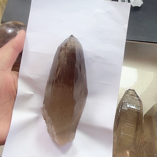 天然水晶原石未镶嵌烟晶水**家