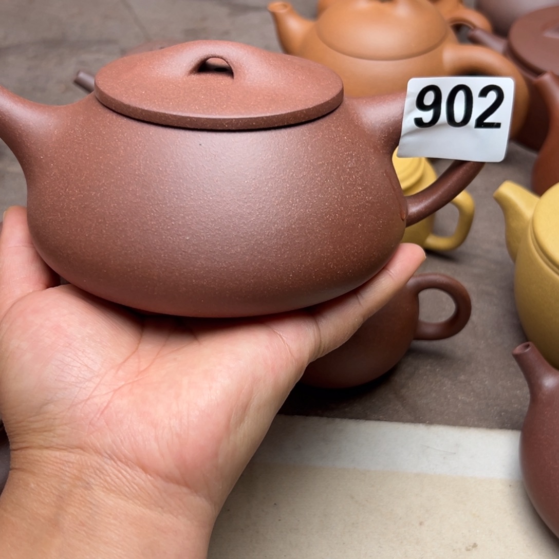 紫砂茶壶紫泥半手工550cc左右