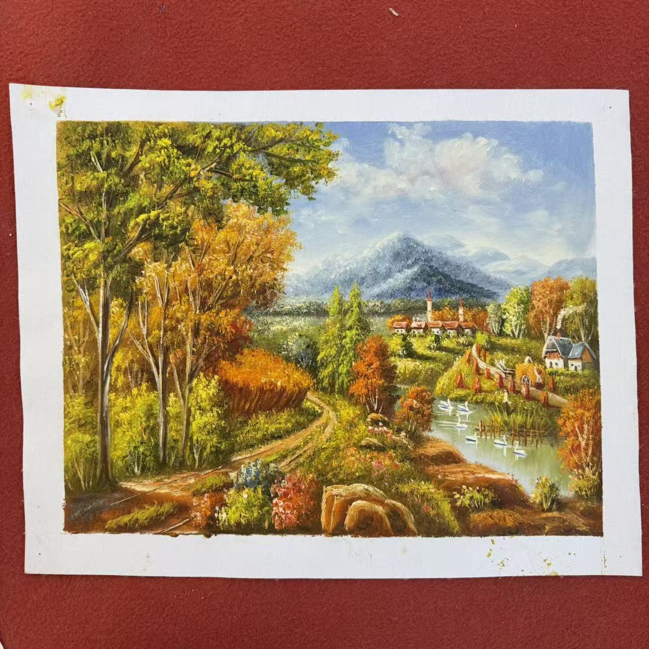 梅清老师油画作品