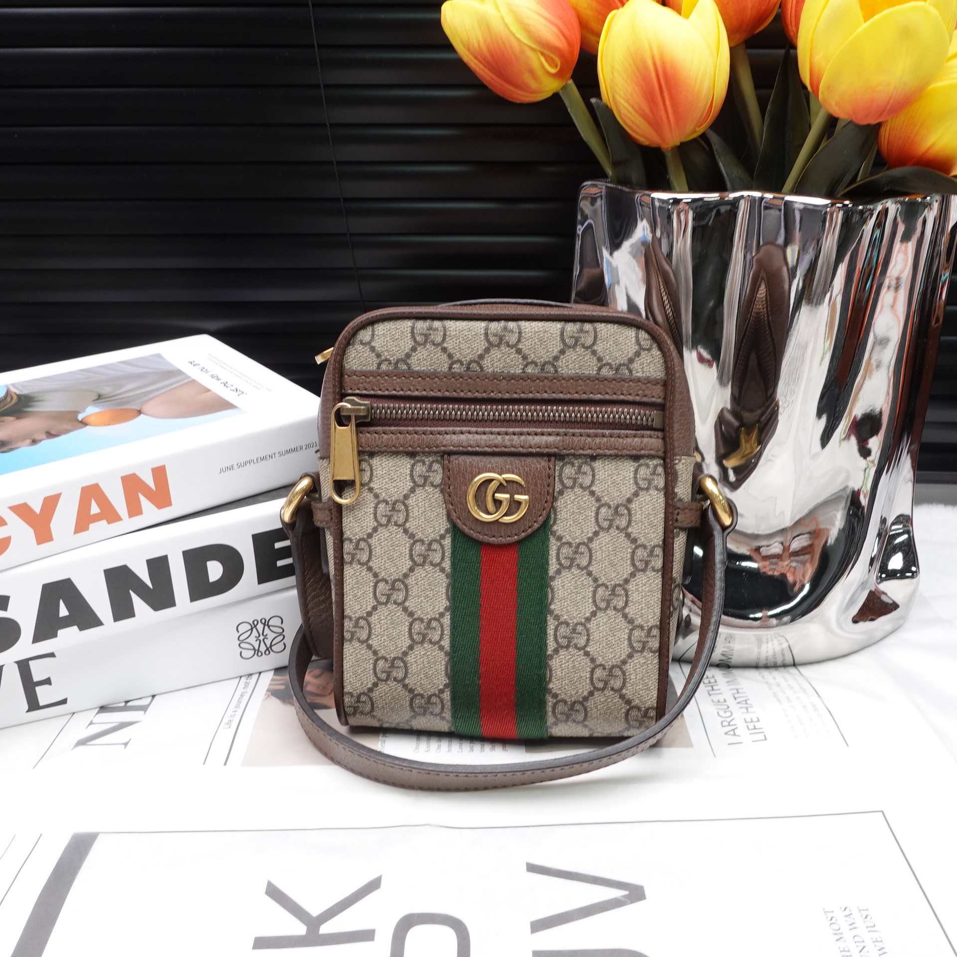 95新 GUCCI/古驰 单肩包/T10156688