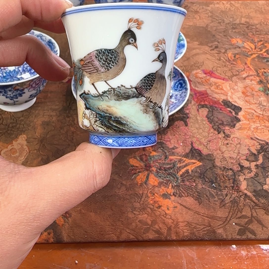 杯子景德镇手工手绘