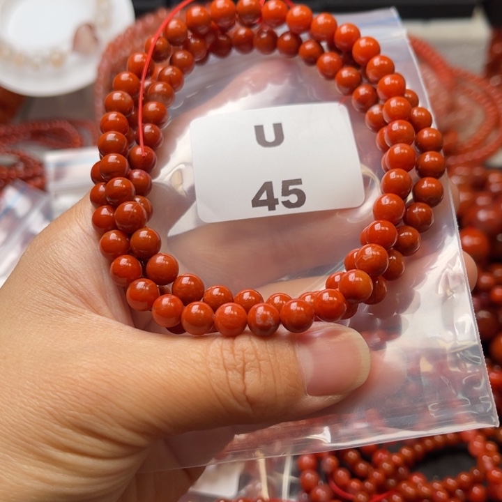 南红玛瑙未镶嵌多样性发货默认微瑕称重6mm