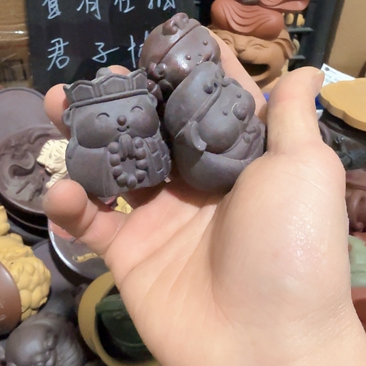 紫砂茶宠雕塑瑕疵茶宠