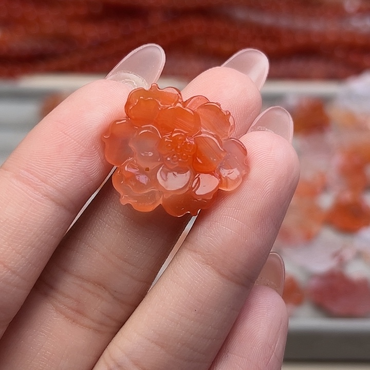 未镶嵌手串南红玛瑙虚**华35