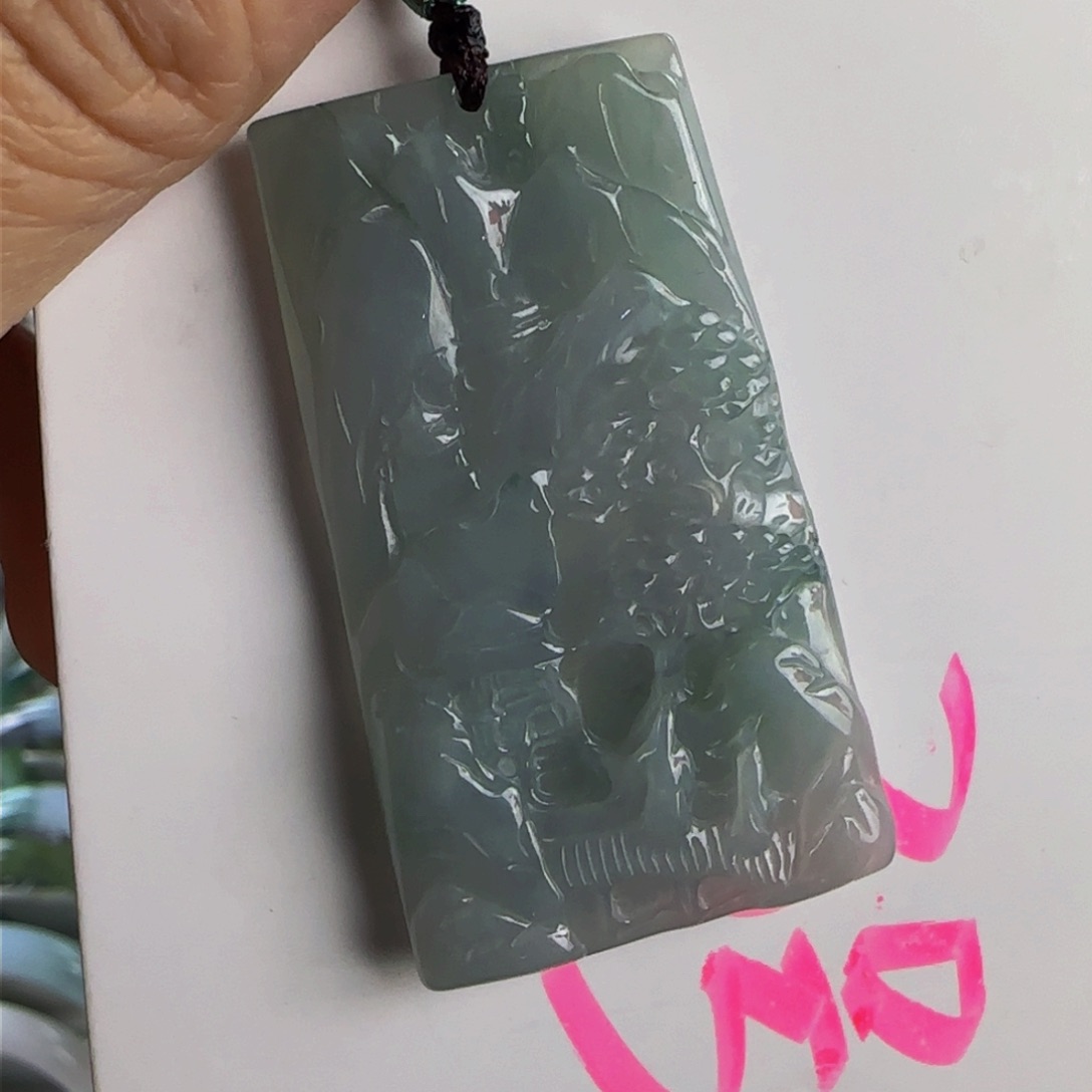 颈饰未镶嵌翡翠小*老坑