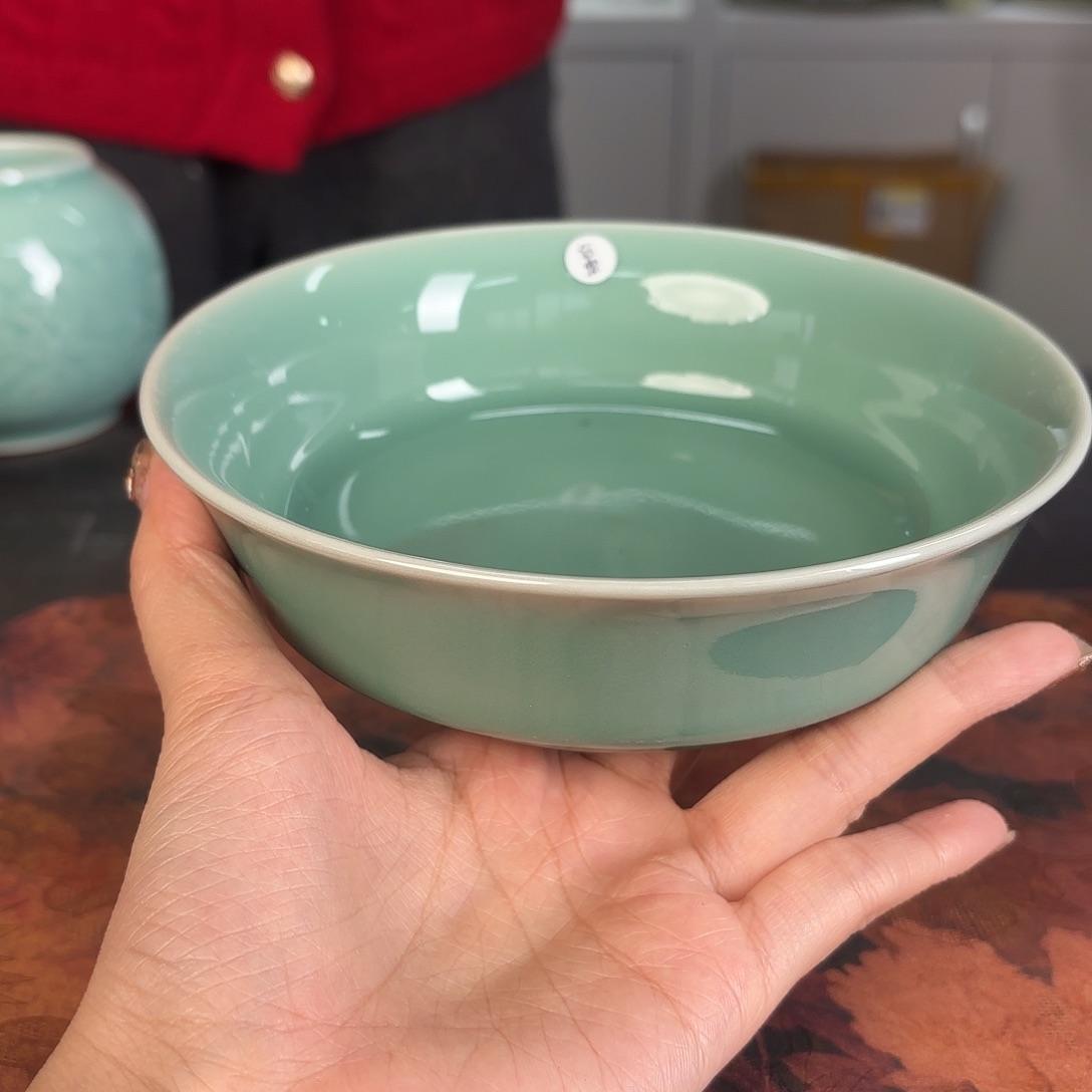 龙泉云间青瓷小米茶器