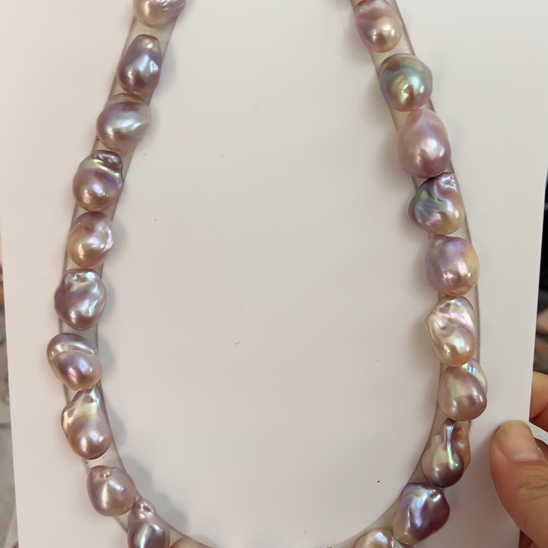 淡水珍珠耳环银S925镶嵌