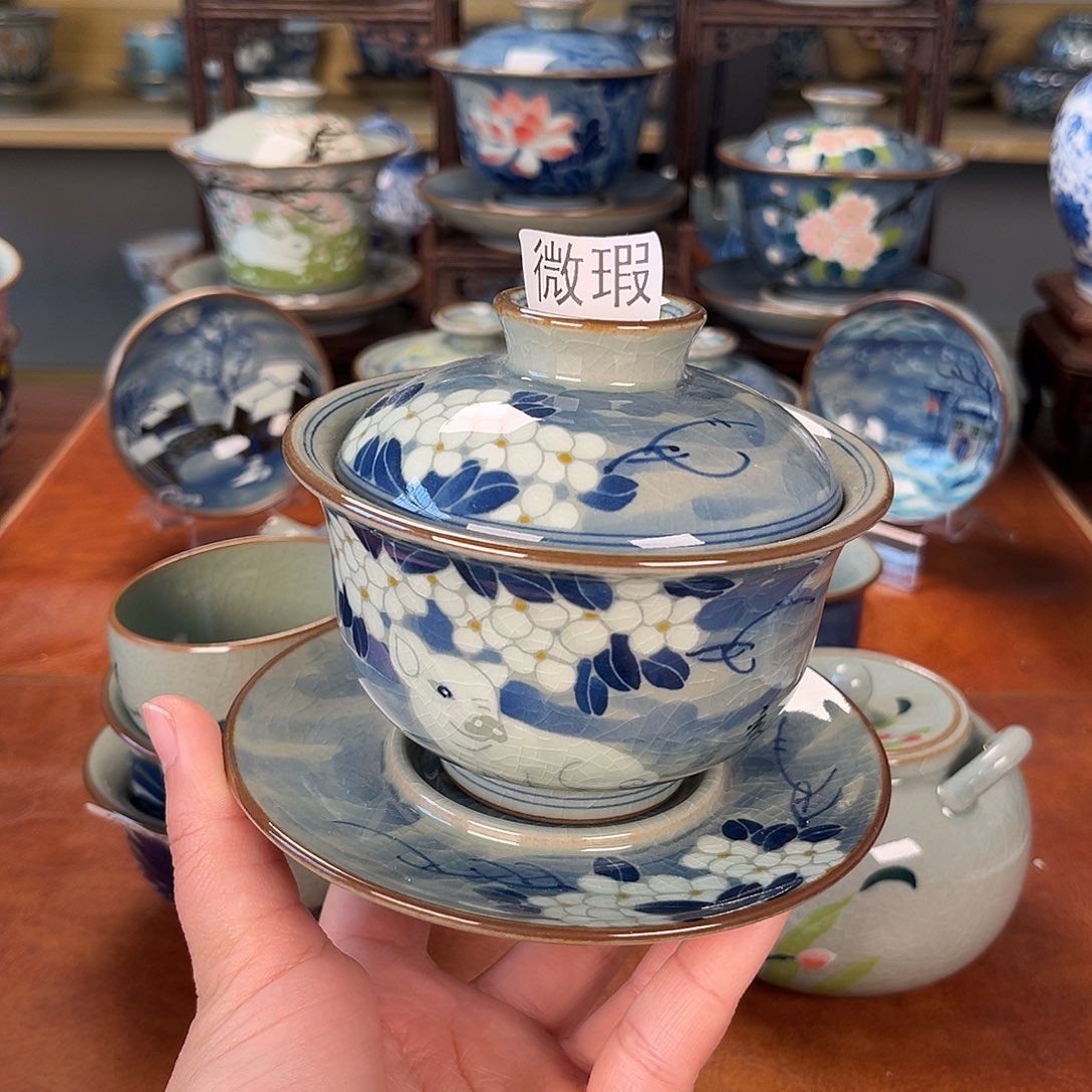 杯盖碗景德镇陶瓷