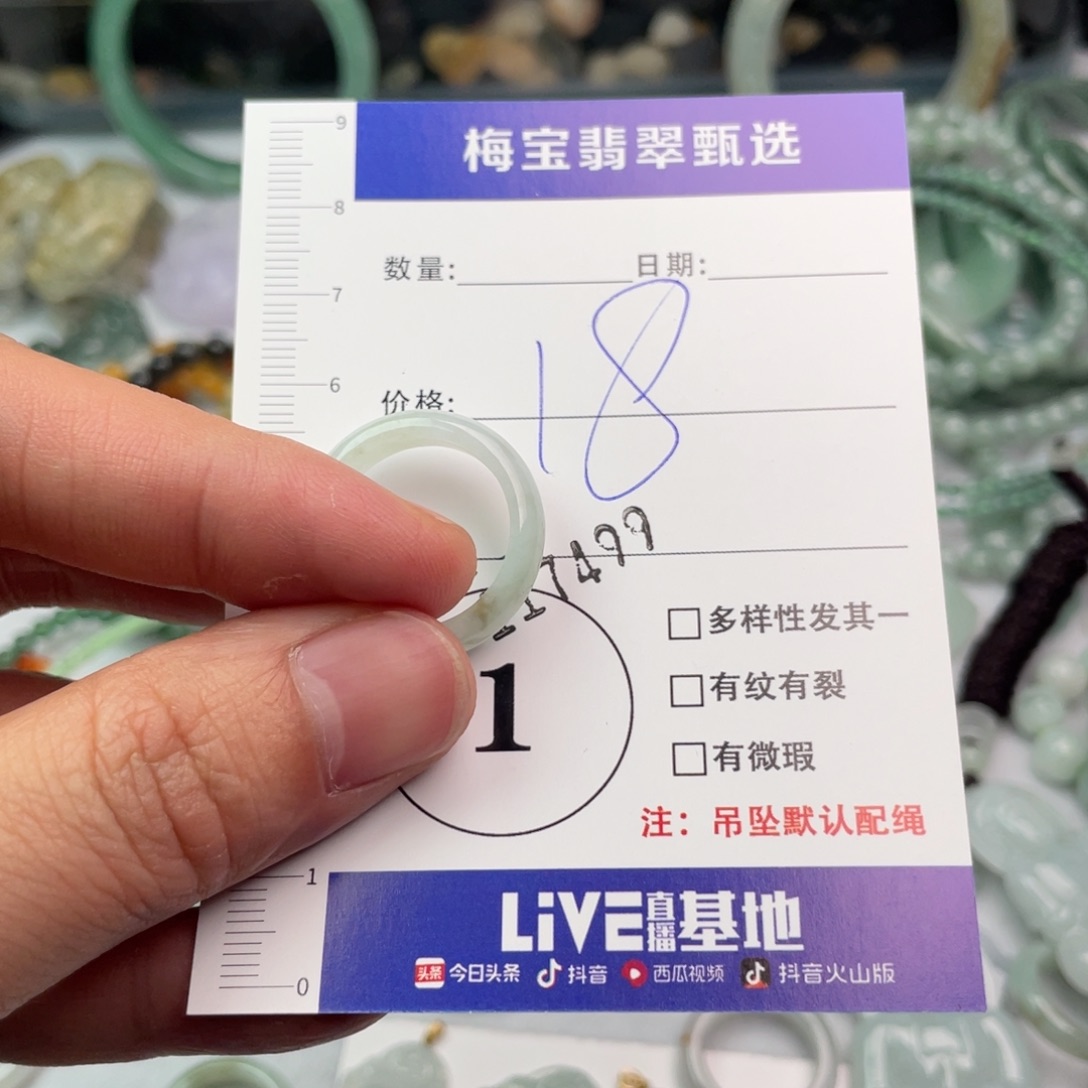 翡翠未镶嵌颈饰27900