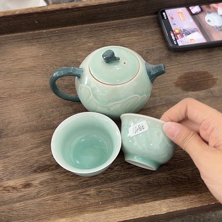 小米茶器龙泉青瓷