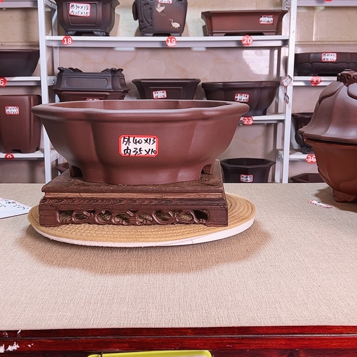 紫砂花盆紫砂花盆