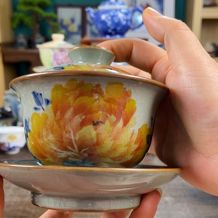 瓷片手工制作工艺精湛等特点