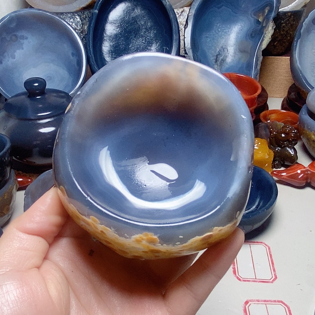 往***哥玛瑙/玉髓未镶嵌，