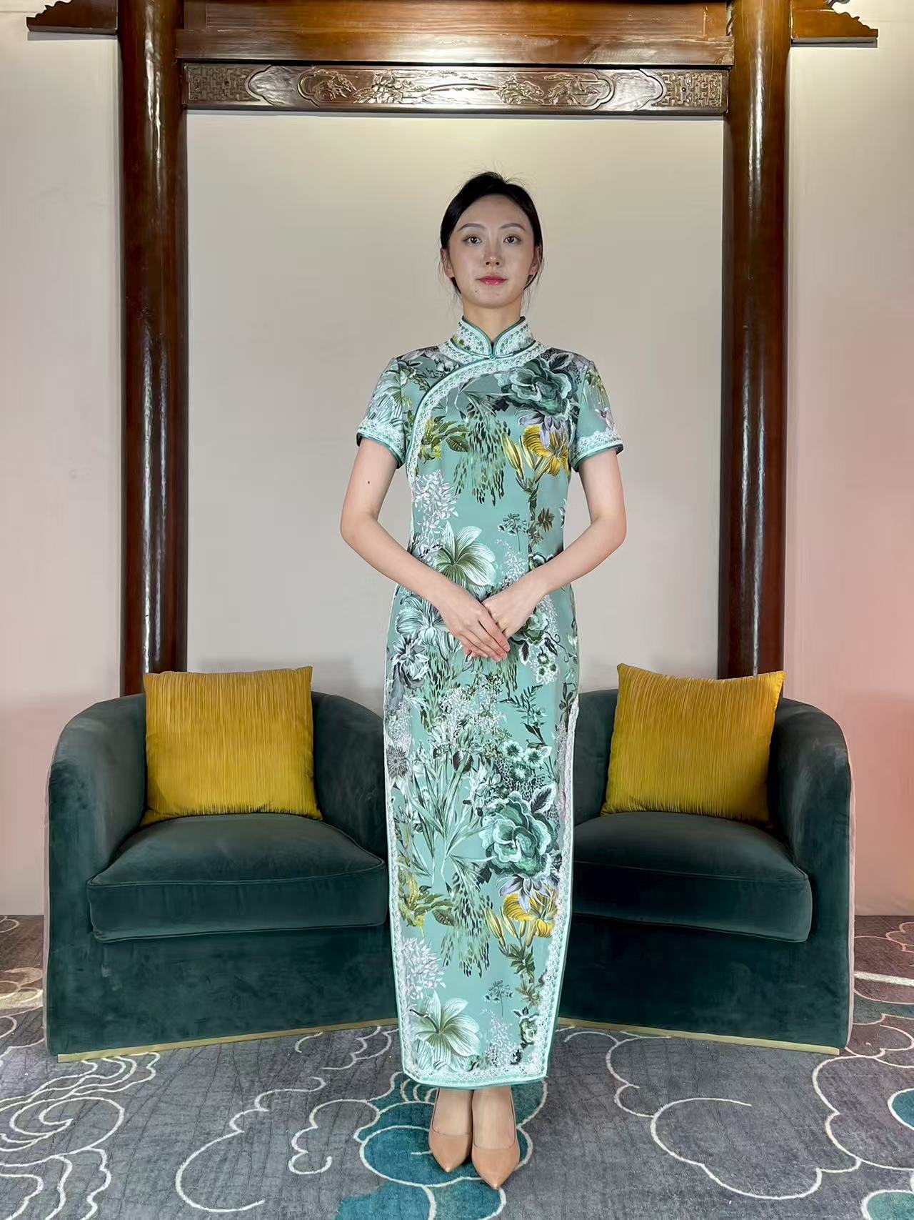 懿菲莺语花迟(旗袍) YF17361213-1341