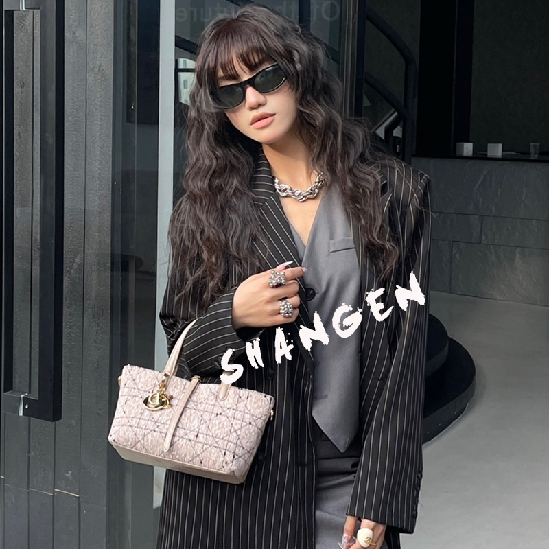 【尚恩CC】ZT-D7073-可可色-26*9*15轻奢时尚女士新款手提斜跨包