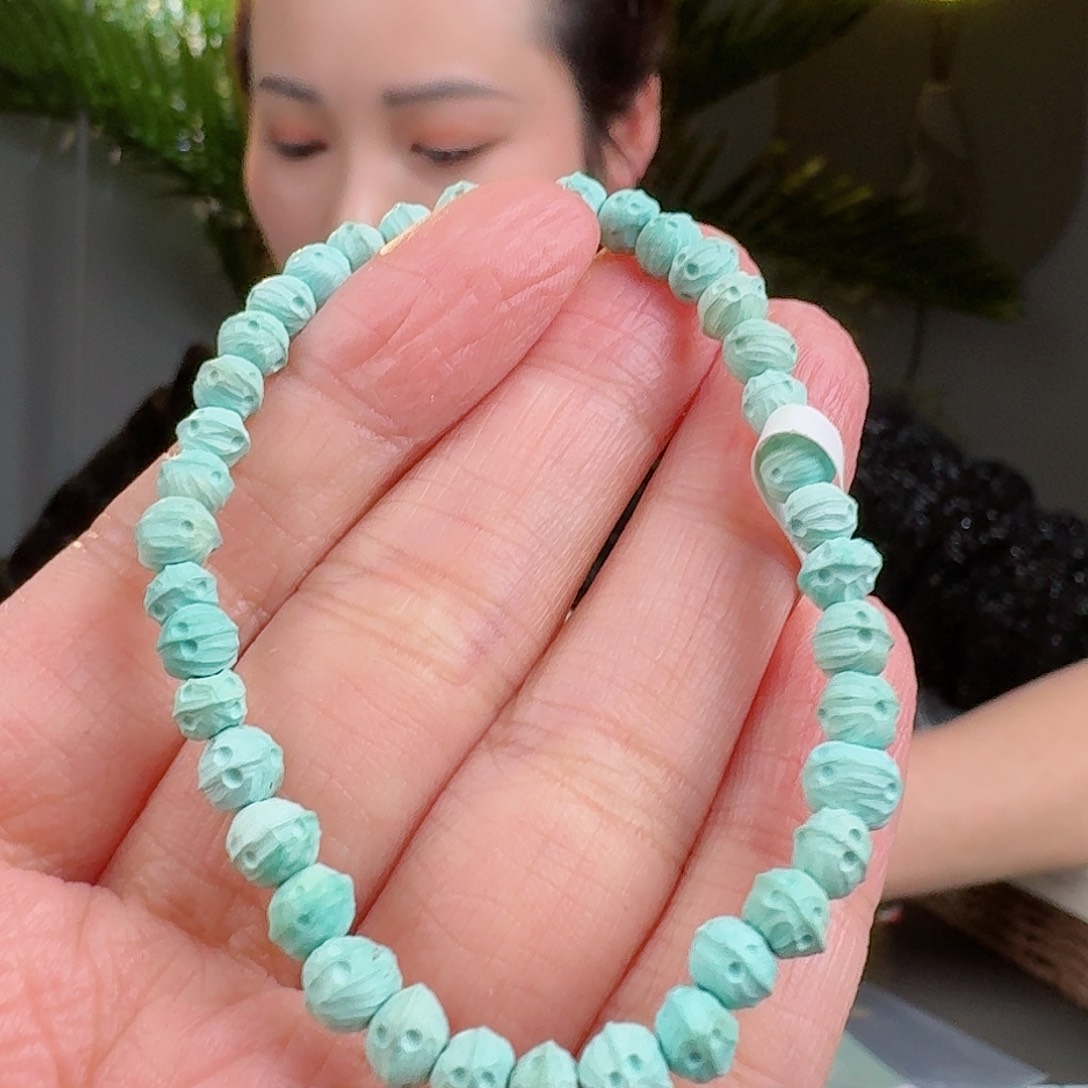 绿松石珠宝奇石未镶嵌